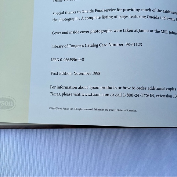 Tyson Cookbook Tastes of the Times - Picture 6 of 9